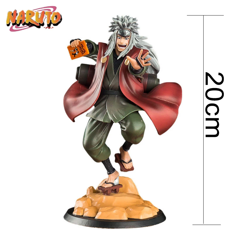 

Anime Naruto Shippuden Jiraiya Gama Sennin Statue Action Figure Display Doll Model Collect Decoration Toys Figma Christmas Gift