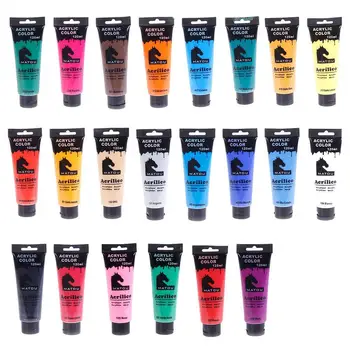 

120ml Acrylic Paint Pigment Art Painting Drawing Diy Temporary Drawing Art Students Multicolor Painting Body Wall Supply Ta F2J6