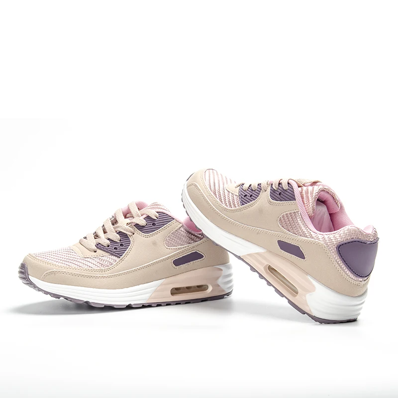 35-46 zapatillas de mujer Casual transpirable Deporte Zapatos de encaje señoras zapatillas de plataforma caminar al aire libre de gran tamaño zapatos
