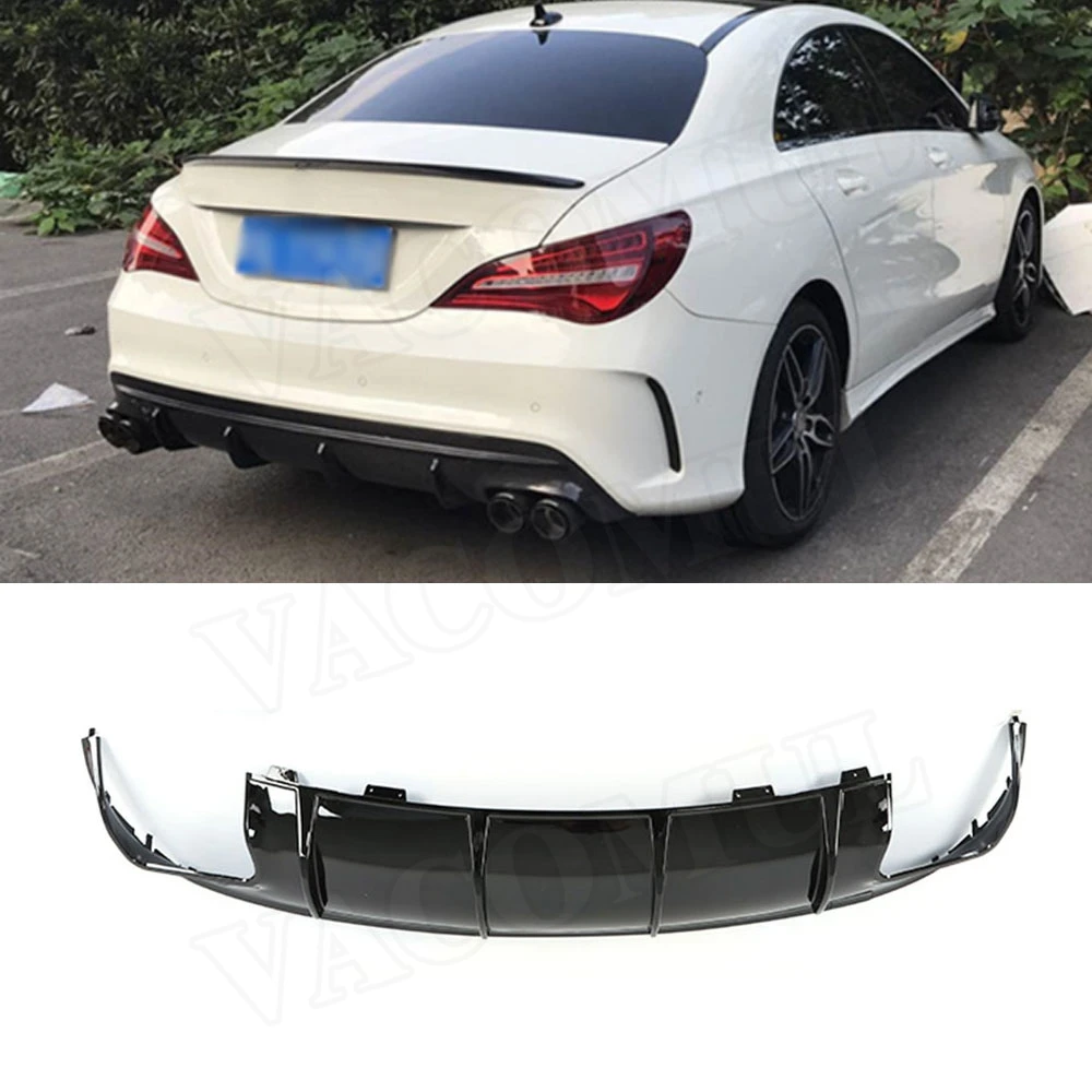 

CLA Class Carbon Fiber Rear Lip Diffuser Spoiler For Mercedes Benz W117 CLA180 CLA200 CLA250 CLA260 CLA45 AMG 2016 -2018