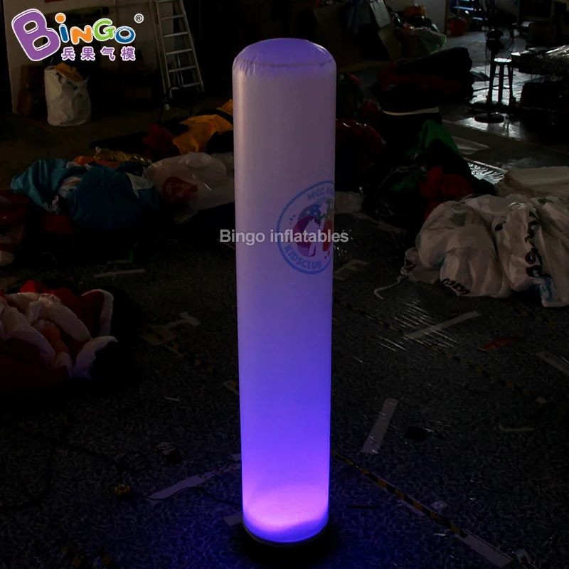 Personalized 2.5M height inflatable lighting tower / inflatable led column / inflatable advertisement column toys