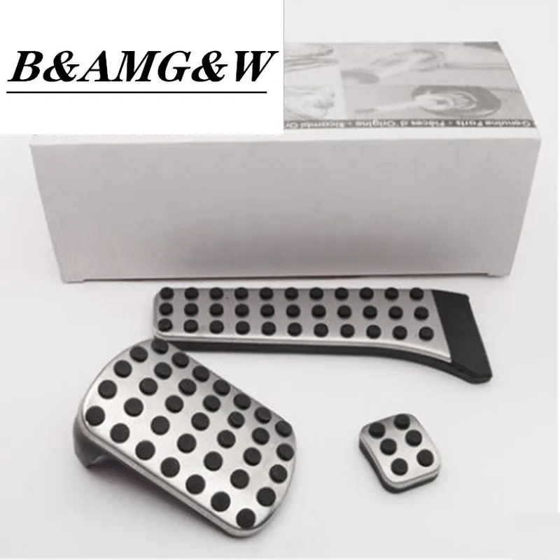 

For Mercedes Benz C E S GLK SLK CLS SL-Class W203 W204 W211 W212W210 ,accelerator brake footrest pad Aluminum alloy pedal