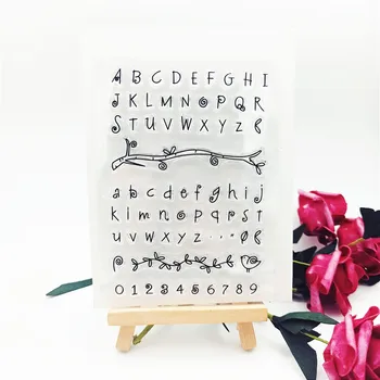 

10*14CM Hot selling letter transparent clear stamp / silicone seal roller stamp DIY scrapbook album / card production