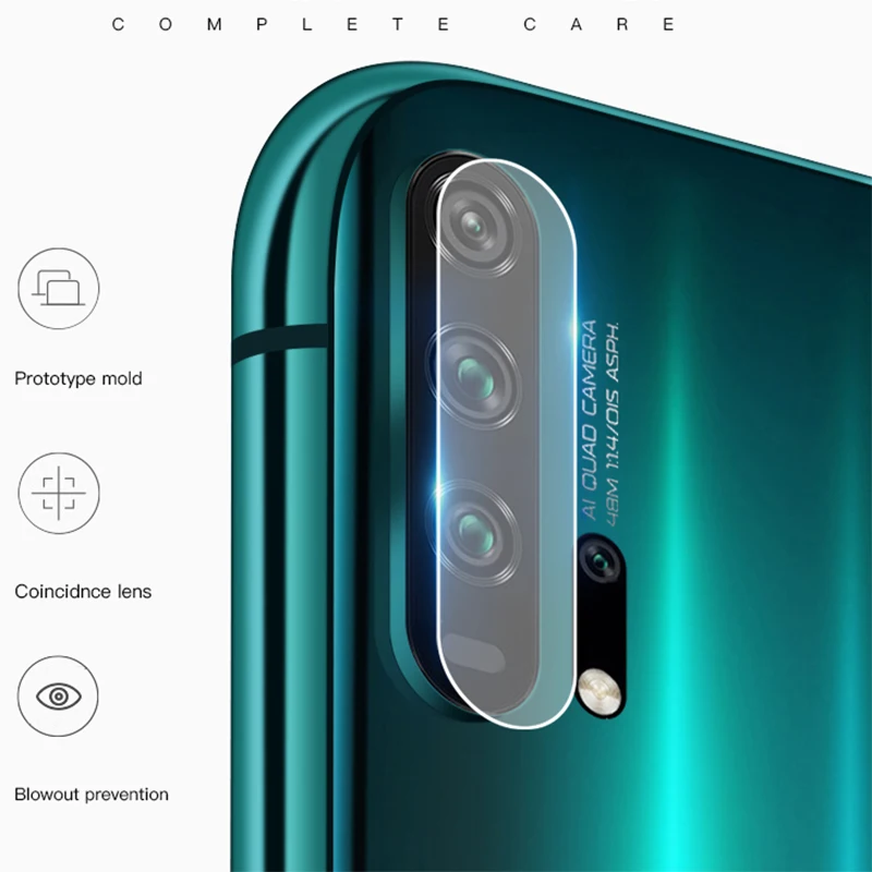 

For Huawei Honor 20 Pro Camera Lens Protector Tempered Glass on For Honor 20 20pro Lens Protective Glass Film Full Protection 3D