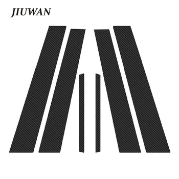 

1 Set Car Window Column Strip Mirror Window Pillar Posts Trim Anti Scratch Carbon Fiber Sticker Decal For Honda Accord Sedan