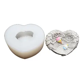 

Handmade Wing Tray Silicone Jewelry Resin Mold Storage Box Dishes Plate Mold Resin Casting Mold Jewelry Art Craft Tools