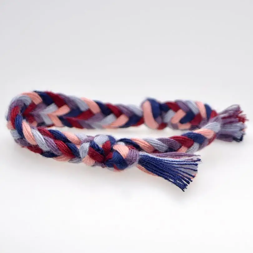 Новые плетеные браслеты ручной работы для девочек, хлопковый шнур, регулируемый веревочный браслет для мужчин и женщин, этнические ювелирные изделия