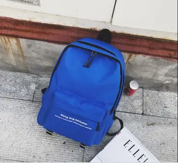 

Free Shipping2019 New Cheap Black Backpack Canvas Women Backpack SchoolBags For Teenagers Couple Backpacks Casual 4 color