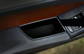 

LHD!!! For Audi A5 Coupe Cabriolet 2dr 2009-2020 Car Interior Accessories Side Door Storage Glove Box Organizer Holder 2PCS