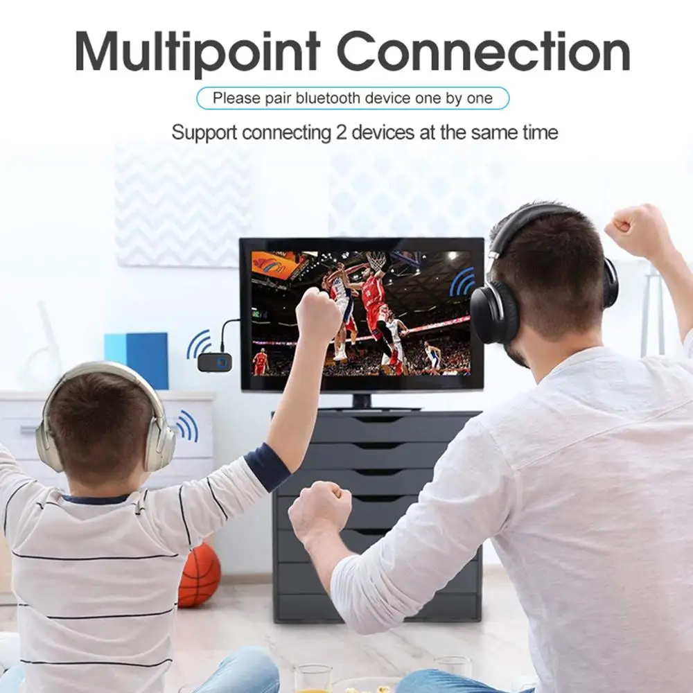 Bluetooth 5 0 Receiver Transmitter 3 5mm Jack Aux Wireless Adapter for Car Headphone Audio Receiver Music Player