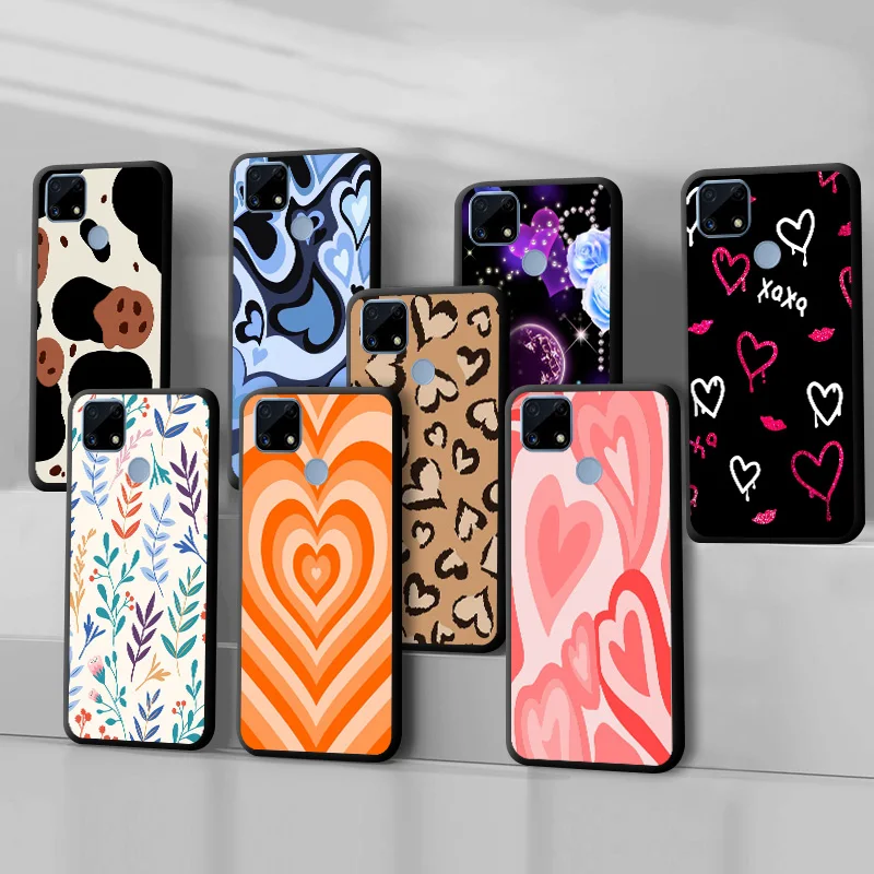 Чехол для Realme C25 C25s мягкие силиконовые чехлы OPPO C25Y RMX3193 RealmeC25 C 25 Global чехол телефона