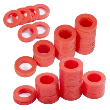 

Outdoor Garden Hose Silicone Washer Gasket, 90Pcs Red O-Rings Silicone Washer Gasket Combo Pack for 3/4Inch Garden Hose and Wate