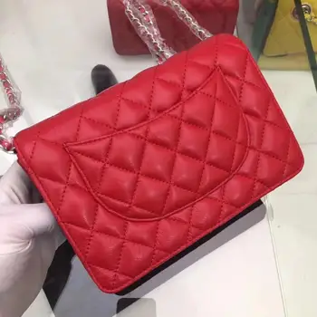 

Women's bag new product high quality fashion luxury brand design hot sale classic sheepskin WOC Chain Bag Messenger Bag