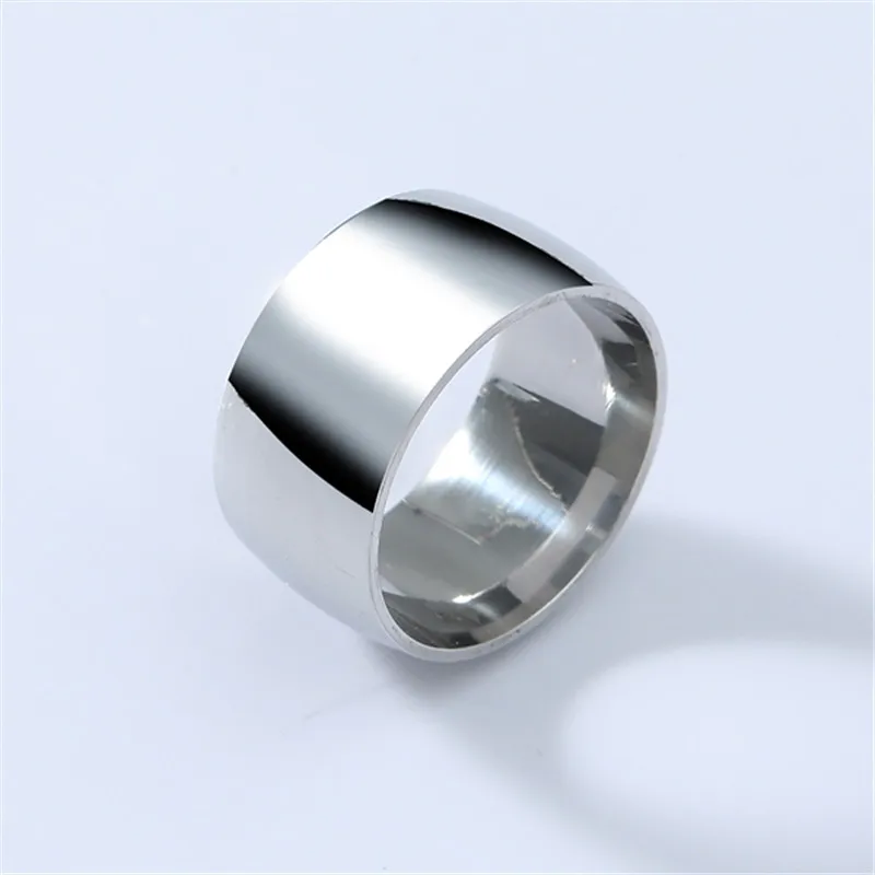12mm Titanium Ring for Men And Women Rings finger rings,titanium steel rings