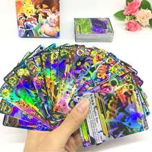 300 шт./компл. без Повторите блестящие TAKARA TOMY коллекционная карточная игра битва меню английский Pokemones GX EX мега-игрушка Детские подарки