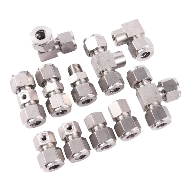 Nagynyomású Rozsdamentes Acél 1/8 "Női Szálkonvertálás 3/8" Nem Csúszás Záró Csatlakozó Kerti Porlasztási Öntöző Tömlő Illesztés - Image 3