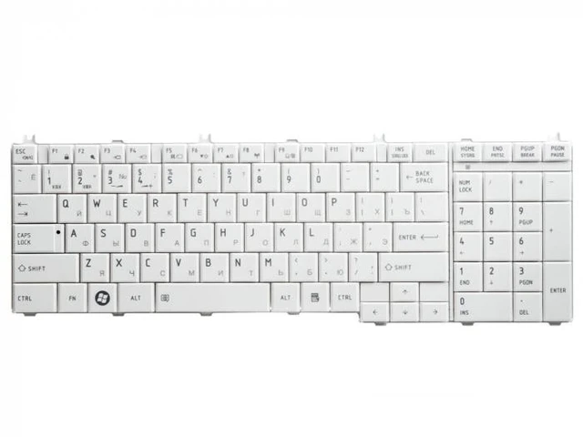 Laptop Keyboard For Toshiba Satellite C650, C650d, C655, C660.