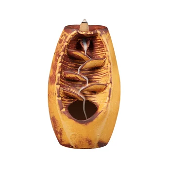 

Antique Backflow Incense Burner Waterfall Incense Holder Home Decor Aromatherapy Ornament Buddhist Supplies