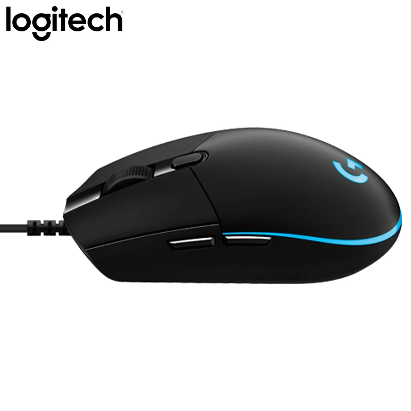 Профессиональная Проводная компьютерная мышь logitech GPro Gaming RGB, 16000 dpi HERO, опционально для геймеров в виде электронных спортивных игр