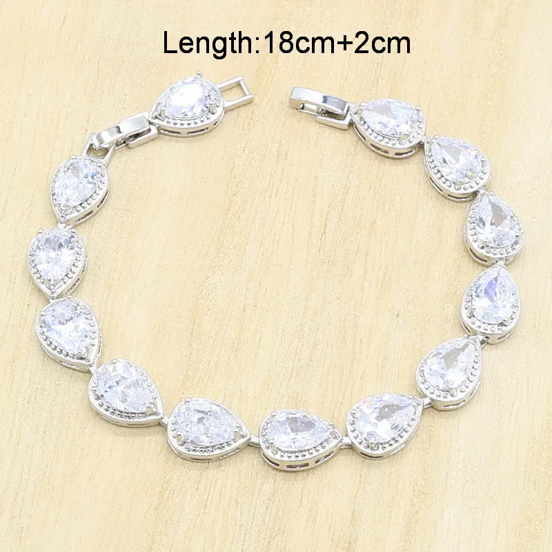 Капли воды розовый жемчуг 925 серебряные ювелирные наборы для женщин белый браслет ожерелье кулон серьги кольцо подарок для свадьбы дня рождения