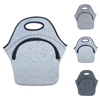 

Outdoor Picnic Lunch Bag Thermal Insulated Cooler Bento Storage Zipper Tote