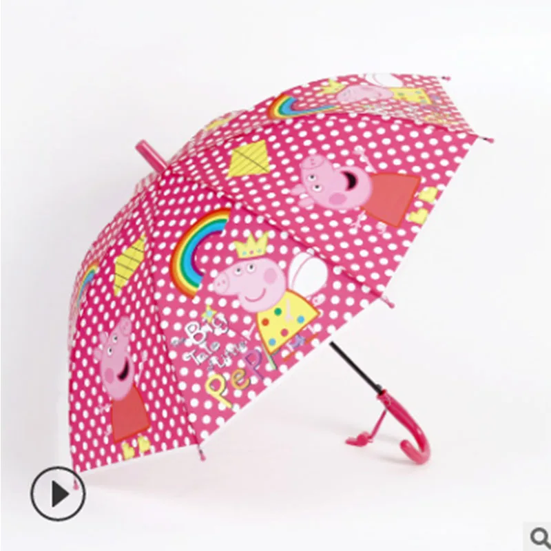 

Creative Children Umbrella Cartoon Umbrella Safety Environmental Protection Straight Handle Umbrella