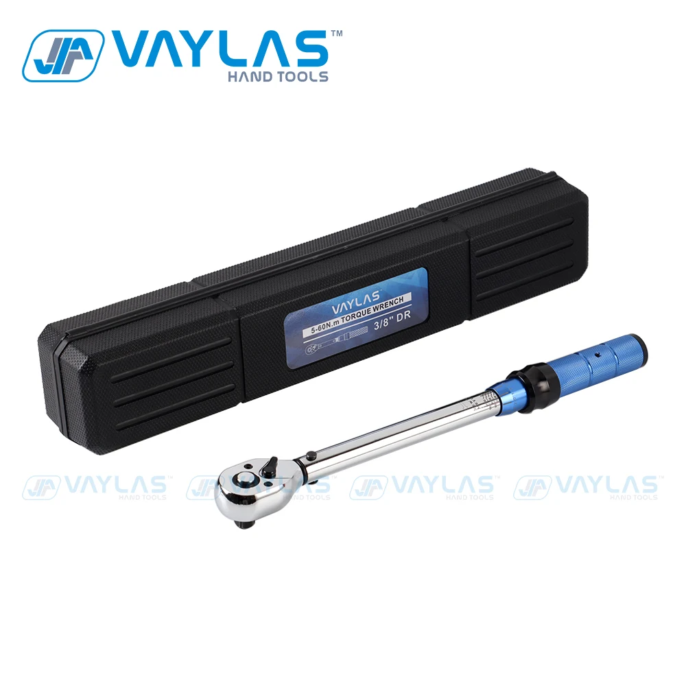 

Torque Wrench 3/8'' Square Drive Head Adjustable Torque Spanner 5-25N.m/5-60N.m Hand Tools for Car Repair and Bike Repairing