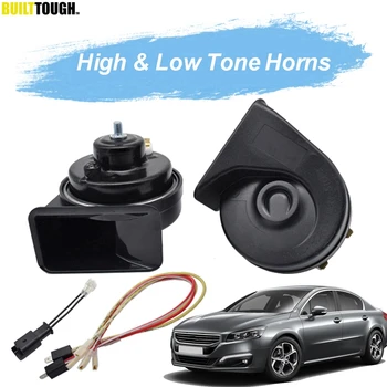 

Snail Horn For Peugeot 508 2010 2011 2012 2013 2014 2015 2016 2017 2018 12V 410/510Hz High Low Tone Waterproof Loud Car Horn