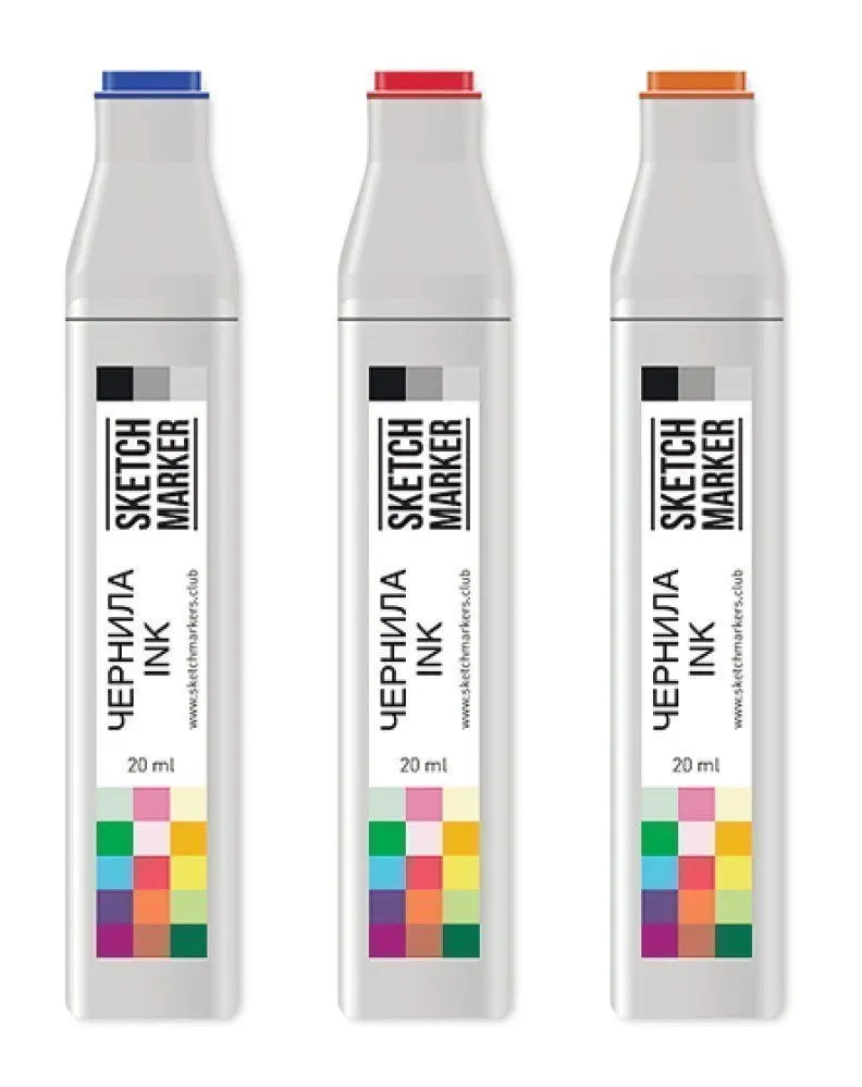 Заправка для маркеров Sketchmarker на спиртовой основе CG3 Прохладный серый 3|Цветные