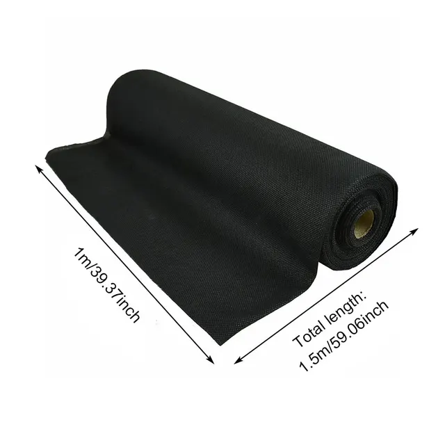 1,5/20 M -Es Növényi Burkolat Talajtakaró Gát Üvegházhatású Membrán Nehéz Kártevőirtó Mezőgazdaság Gyomirtószövet - Image 5