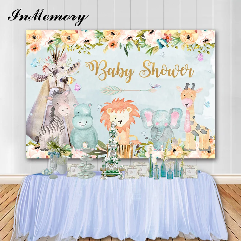 В памяти дикие джунгли вечерние тематический фон Baby Shower малыш 1st для фотосъемки