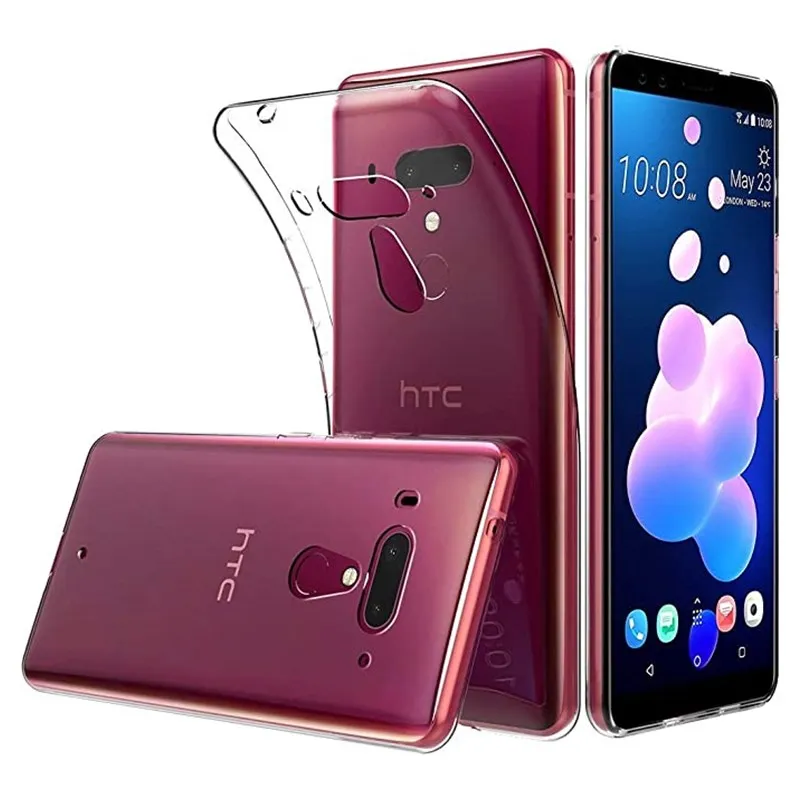 Супер тонкий прозрачный мягкий чехол для HTC Desire 12 19 19S Plus 10 Evo M7 M8 M9 M10 телефона U12 Life