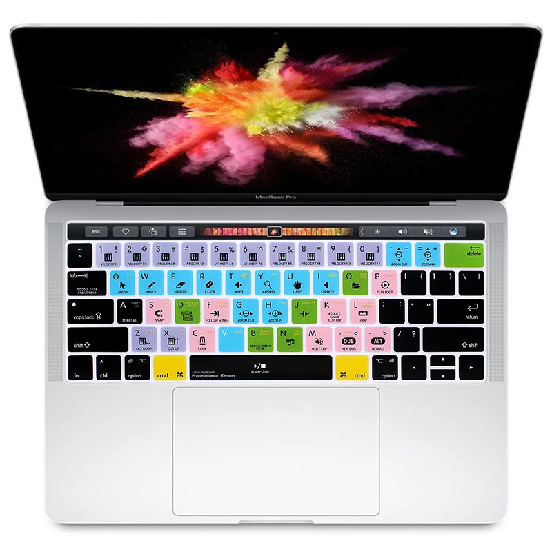 HRH Propellerhead причина ярлык Hotkey силиконовый чехол для клавиатуры для Mac Pro 13 15Touch Bar A1706/A1707 A2159