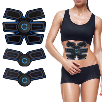 

Abdominal Muscle Stimulator Trainer EMS Abs Fitness Equipment Training Gear Muscles Electrostimulator Toner Exercise At Home Gym