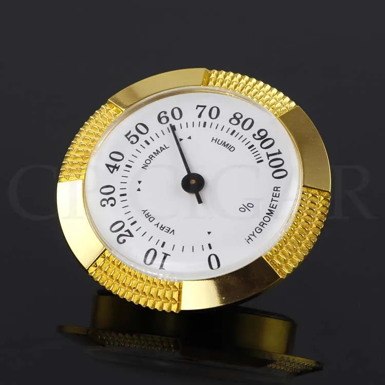 Cigar Hygrometer Pocket Mini Metal Humidor Hygrometers Accurate