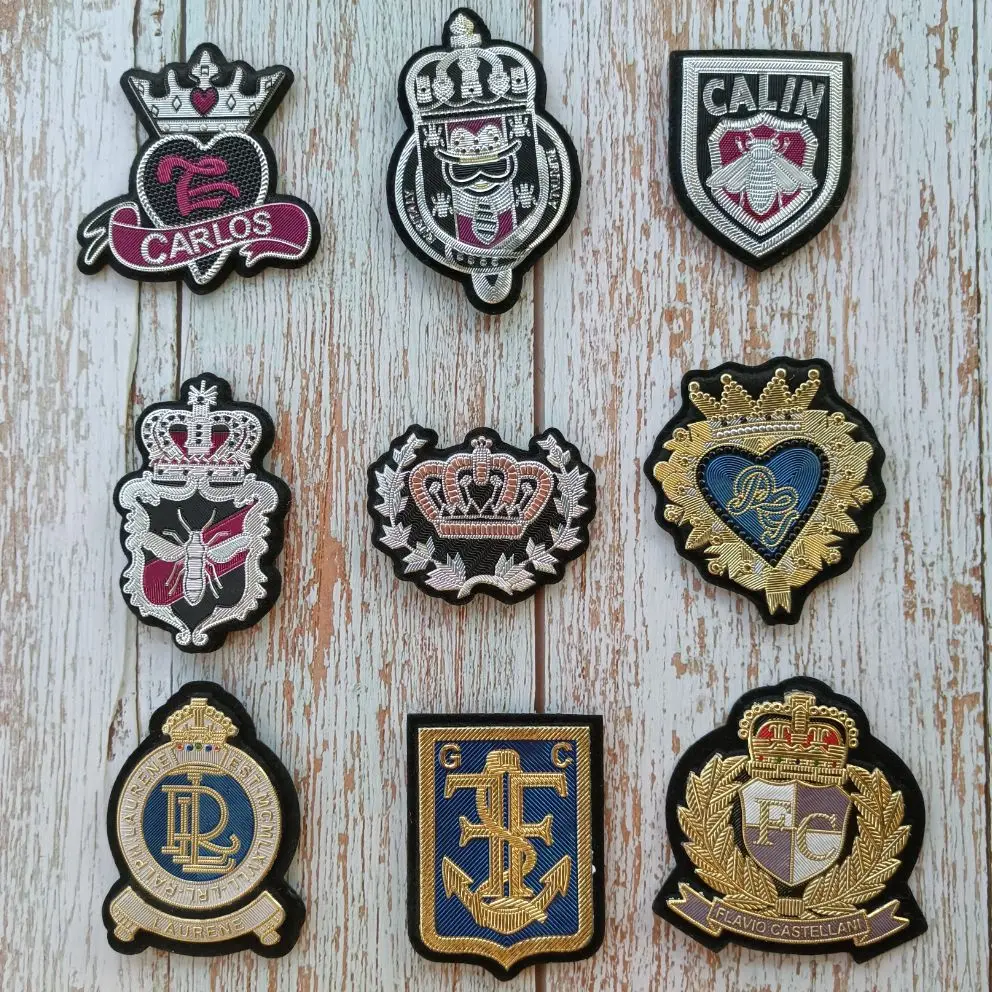 PVC iron on silk screen printing hot stamping bee snake patches for