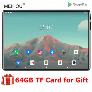 

10 inch tablet Octa Core 3GB RAM 32GB ROM Global Version 2.5D Glass IPS HD Screen 4G LTE Phone Call GPS Tablet 10.1"+Free Gifts