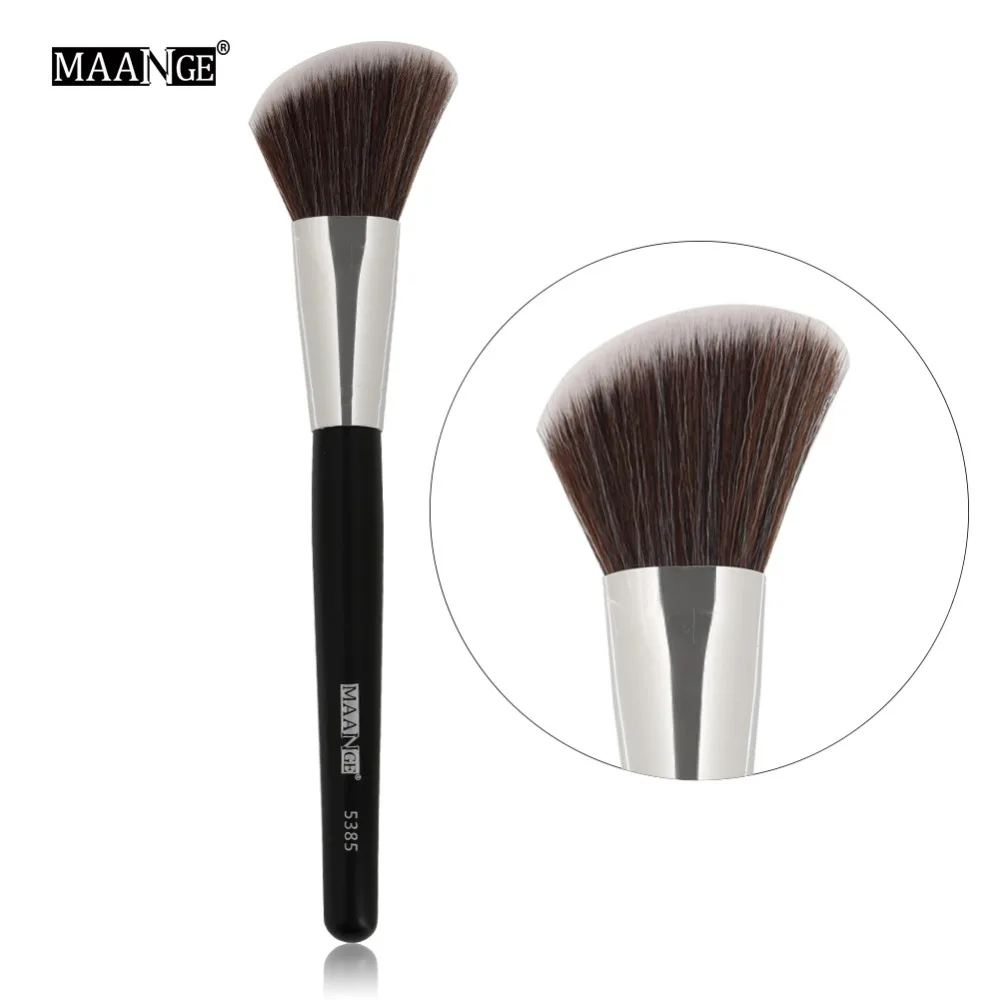 Foundation Makeup-Brush Cosmetic Contour-Blusher Angled-Top Loose-Powder Face Cheek Beauty