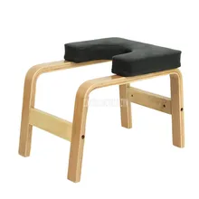 Простая деревянная скамья для йоги, перевернутая Подставка для рук, вспомогательная скамья для йоги, вспомогательная скамья для обучения, стул для рук, домашняя Мини Скамья для фитнеса