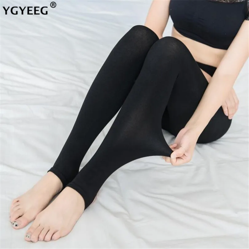 

2020 Women Autumn Winter Thick Warm Legging Brushed Lining Stretch Fleece Pants Trample Feet Leggings High Elasticity Leggings