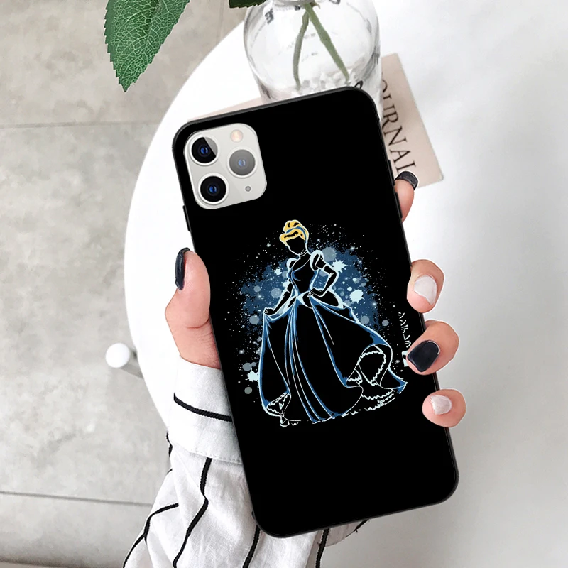 Милый мультфильм дисни Белоснежка Русалка Принцесса чехол для iPhone XS чехол для Max XR 11 Pro Max X 6S 7 8 Plus чехол эльфы