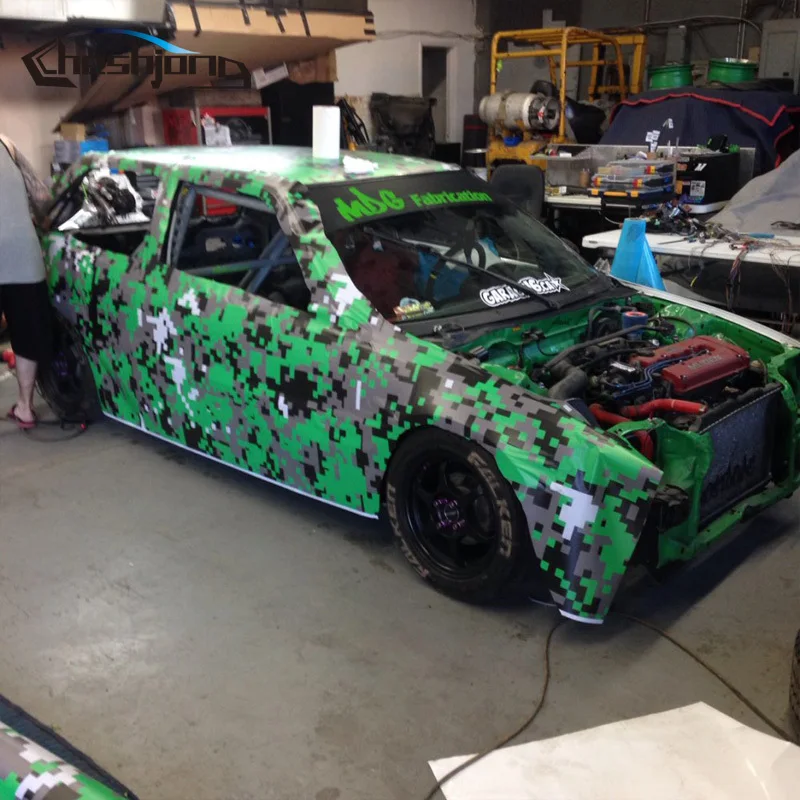 Green-Military-Camo-Large-Pixels-Camouflage-Vinyl-Car-Wrap-With-Air-Bubble-Free-for-Scooter-04