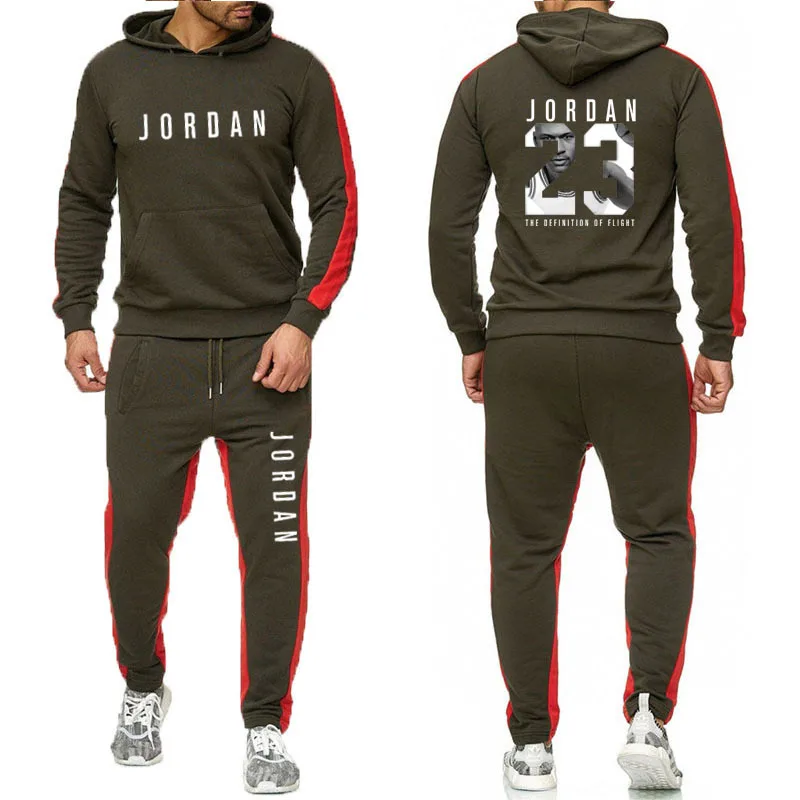 Brand Clothing Men's Fashion Tracksuit Casual Sportsuit Men Hoodies Sweatshirts Sportswear JORDAN 23 Coat+Pant Men Set Brand Clothing Men's Fashion Tracksuit Casual Sportsuit Men Hoodies Sweatshirts Sportswear JORDAN 23 Coat+Pant Men Set