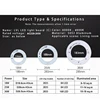 LED Panel Light 10W 18W 25W 40W No Flicker AC 220V 230V for Ceiling Light Source Square Round Panel Light 5