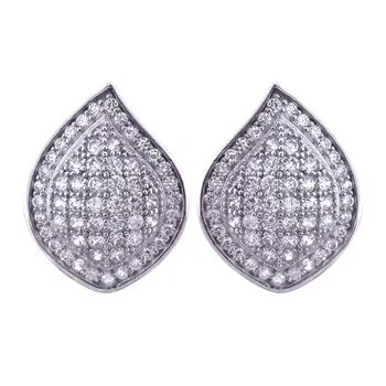 

Earrings in sterling silver 925mls and embellished with microengaste in zircons great quality. Closure Catalan.