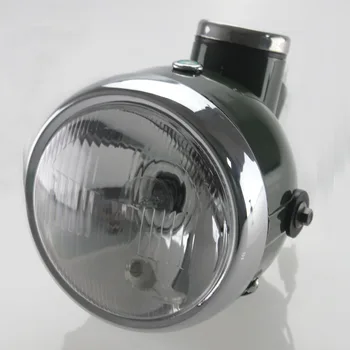 

Motorcycle 6"Retro Headlight Headlamp w/ Speedometer Odometer Meter Fit for for Honda Monkey Sportster Cafe Racer Bobber