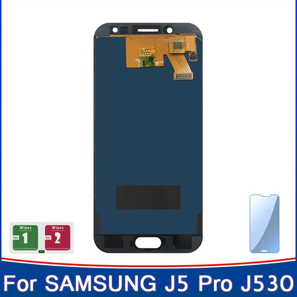 

Adjustable Brightness Display For Samsung Galaxy J5 2017 J5 Pro J530 J530F J530M SM-J530F J5 Pro High TFT LCDTouch Screen Panel