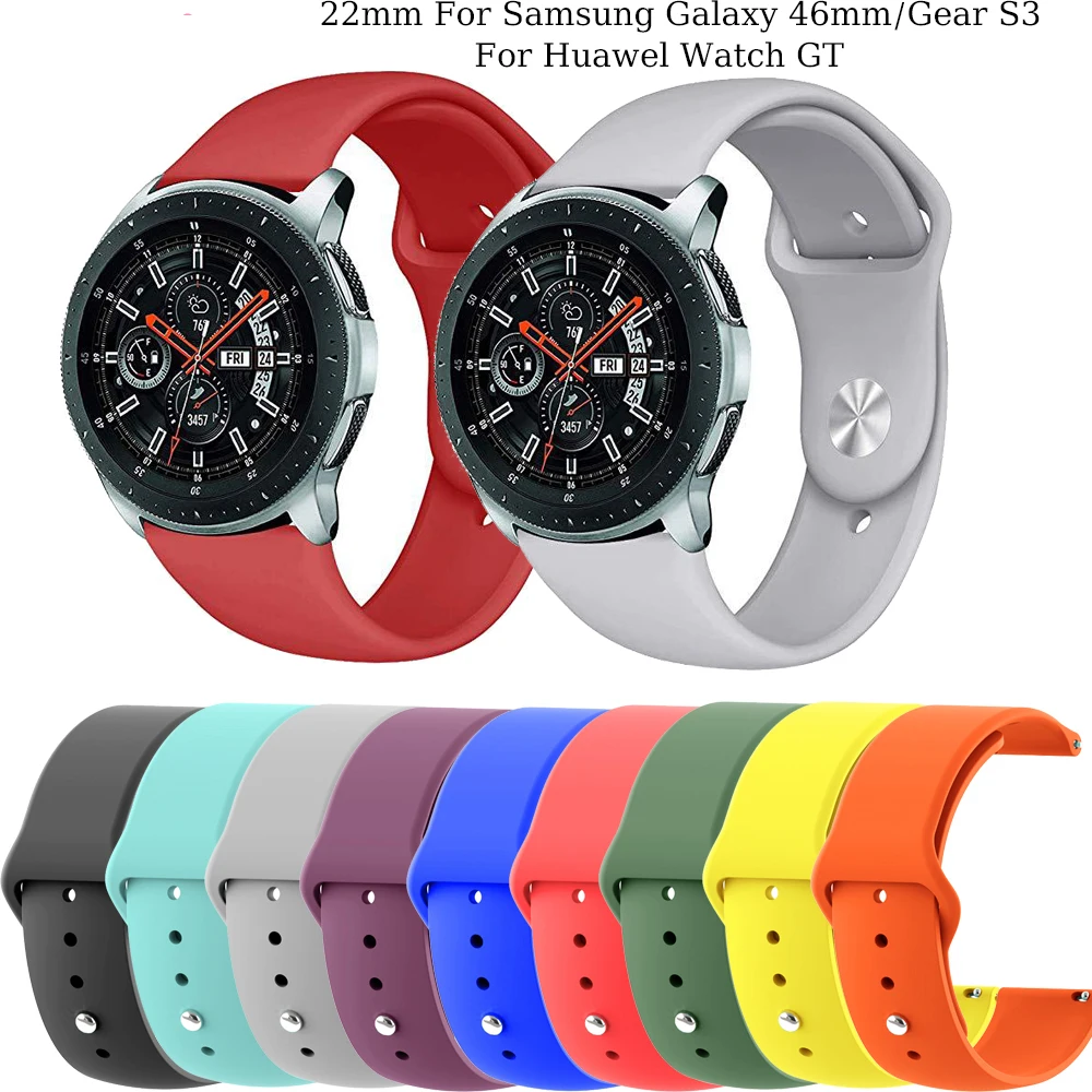 Gear S3 для samsung Galaxy watch 46 мм active S 3 frontier спортивные часы huawei GT ремешок 22 браслет умные |