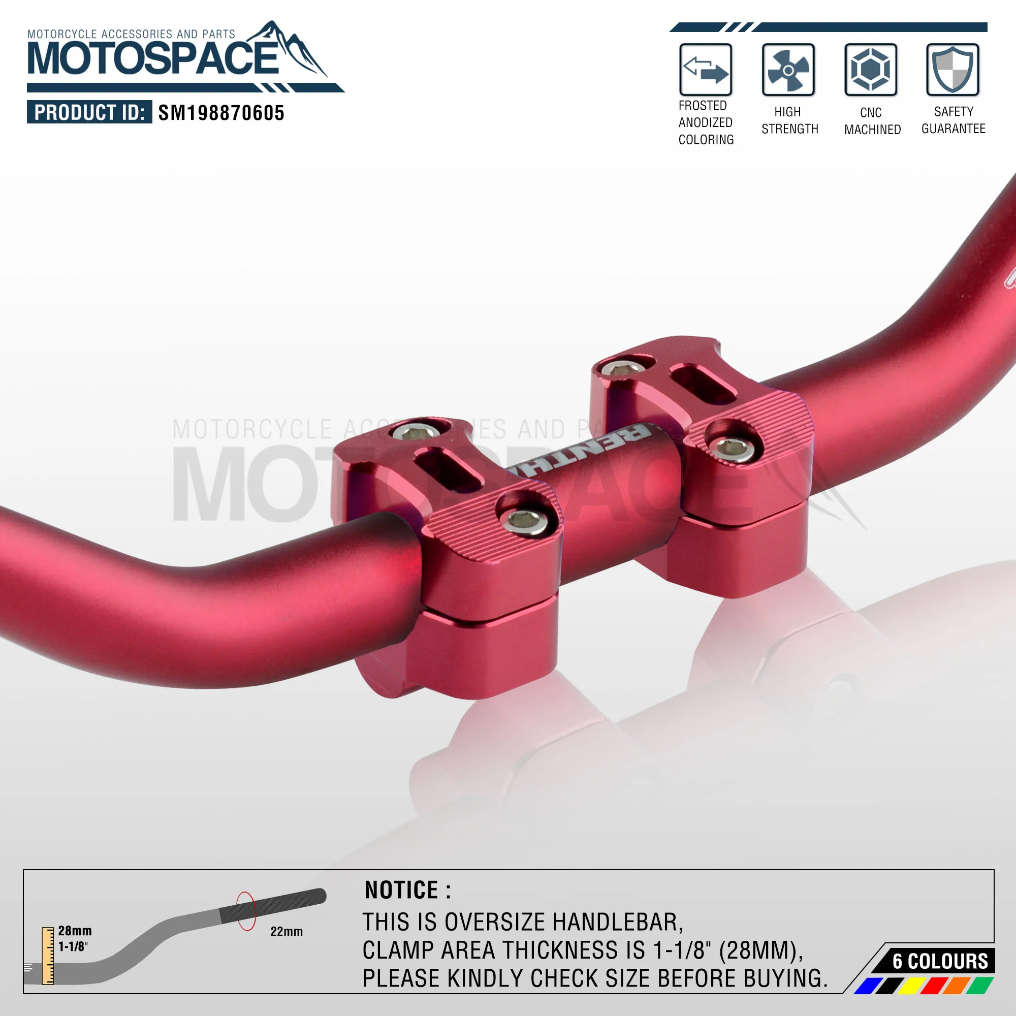 Руль для Pro Taper Pack Bar 1-1/" Renthal Fatbar Колодки Ручки Pit Pro Racing Dirt Pit Bike мотоцикл с адаптер cnc