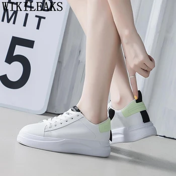 

Fashion Creepers Platform Shoes Leather Shoes Women Comfortable Shoes Footwear Women Flats Chaussures Femme Кроссовки Комфорт